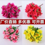 Симуляция Rhododendron Yingshan красный шелковый цветочный цветочный цветочный цвет