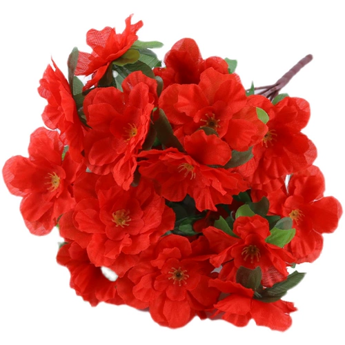 Симуляция Rhododendron Yingshan красный шелковый цветочный цветочный цветочный цвет
