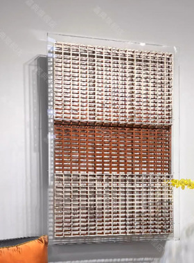 定制立体实物装置画 后现代样板间高端手工挂画欧式客厅餐厅壁画
