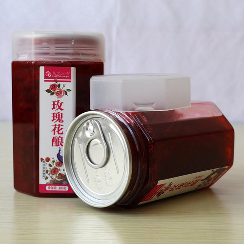 云南绫悦花语玫瑰花酿400g花蜜果酱蜂蜜鲜花馅调料鲜花酱玫瑰糖酱 - 图3