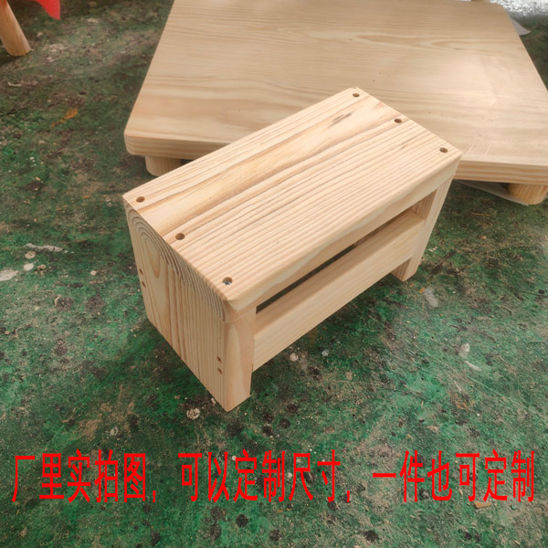 新款坐凳踩凳两用家用木凳矮凳纯实木工地菜地洗衣小凳客厅小凳子 - 图0