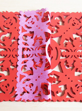 大号红色通花纸家用烧纸