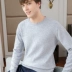 Áo len cashmere nam mùa thu đông chống len dệt kim chạm đáy 2019 xu hướng thời trang mới cá tính áo len nam - Áo len Cashmere