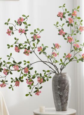 仿真绿植海岛春花树枝北欧风格禅意树枝插花民宿装饰摆件网红插枝