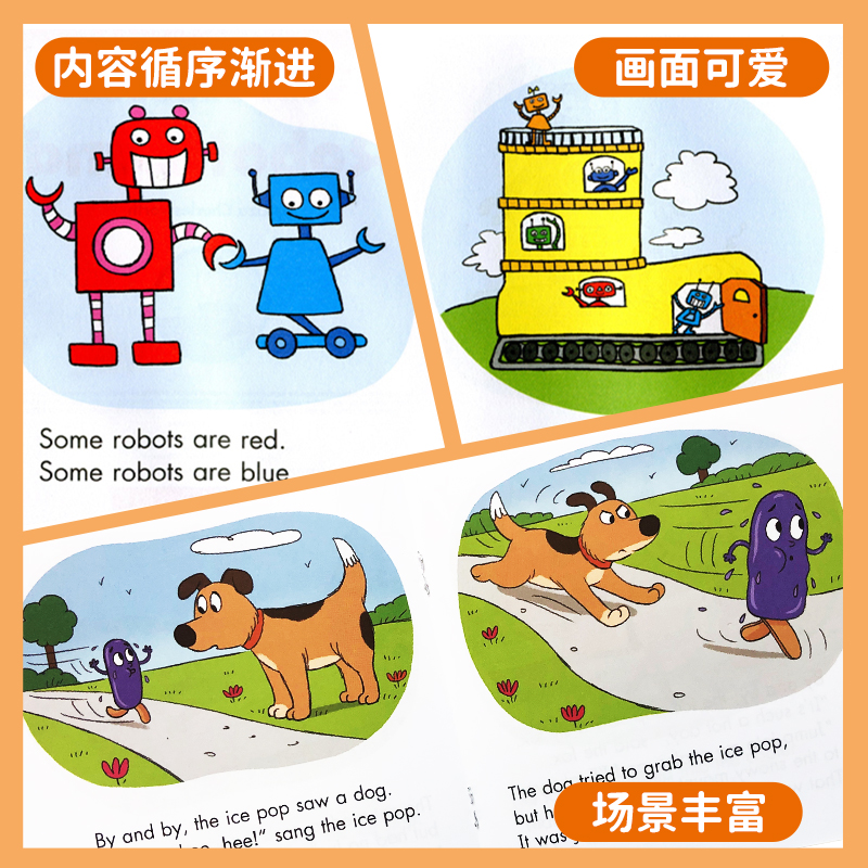 学乐小读者132册First Little Readers ABCDEFGH 英文原版 Scholastic儿童英语认知启蒙 亲子阅读3-5-6-7-8岁分级读物绘本有音频 - 图1