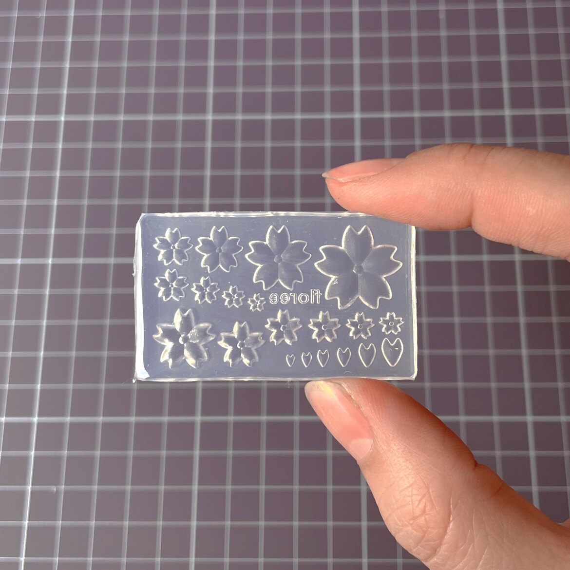 迷你樱花荷花莲花各种小花朵硅胶模具超轻树脂石塑粘土软陶uv胶用