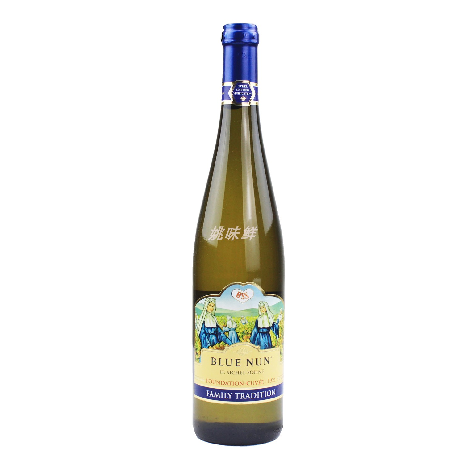 新款德国进口蓝仙姑优质干白半甜白葡萄酒淡淡甜味750mlX1支 - 图3