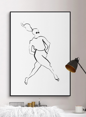 swe北欧范推荐艺术风餐厅装饰画