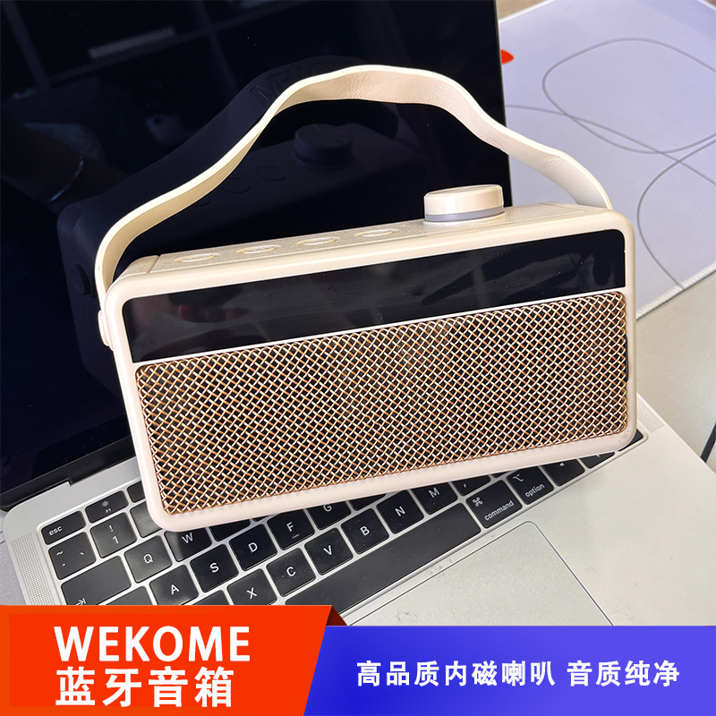 WEKOME蓝牙音箱D17多功能蓝牙音响支持内存卡/U盘播放带麦克风 - 图0