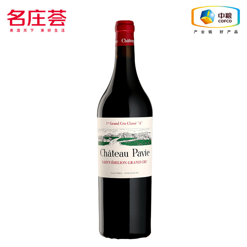 中粮名庄荟 法国进口红酒圣埃美隆名庄柏菲酒庄干红2017单支