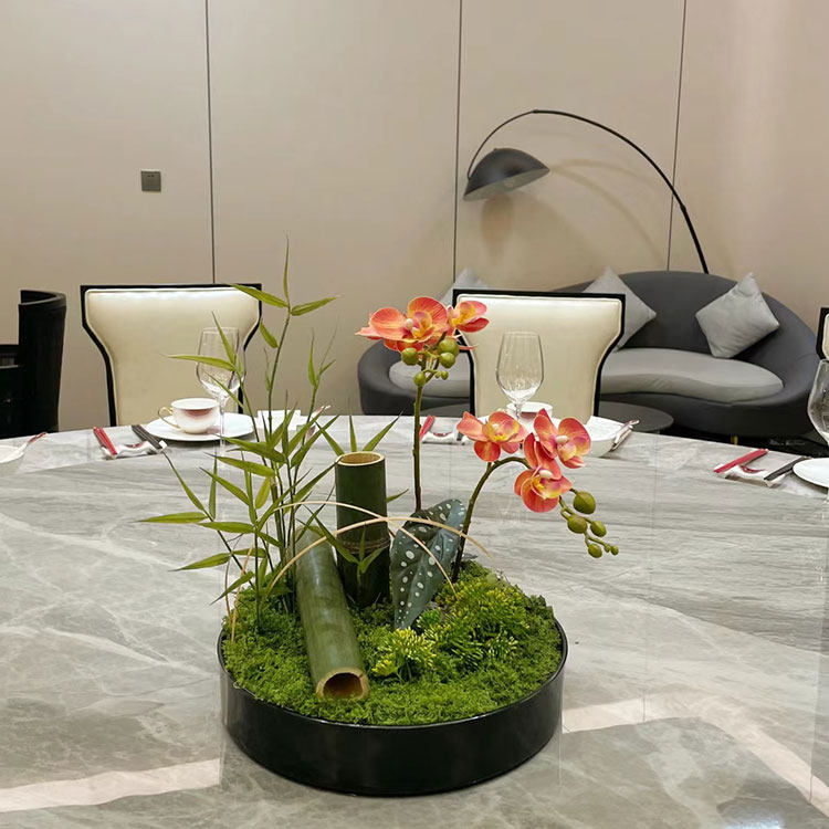永生苔藓青苔蝴蝶兰扇叶绿植微景观酒店餐桌圆形花艺玄关摆件包邮,淘宝优惠券,粉丝福利购,淘宝优惠卷