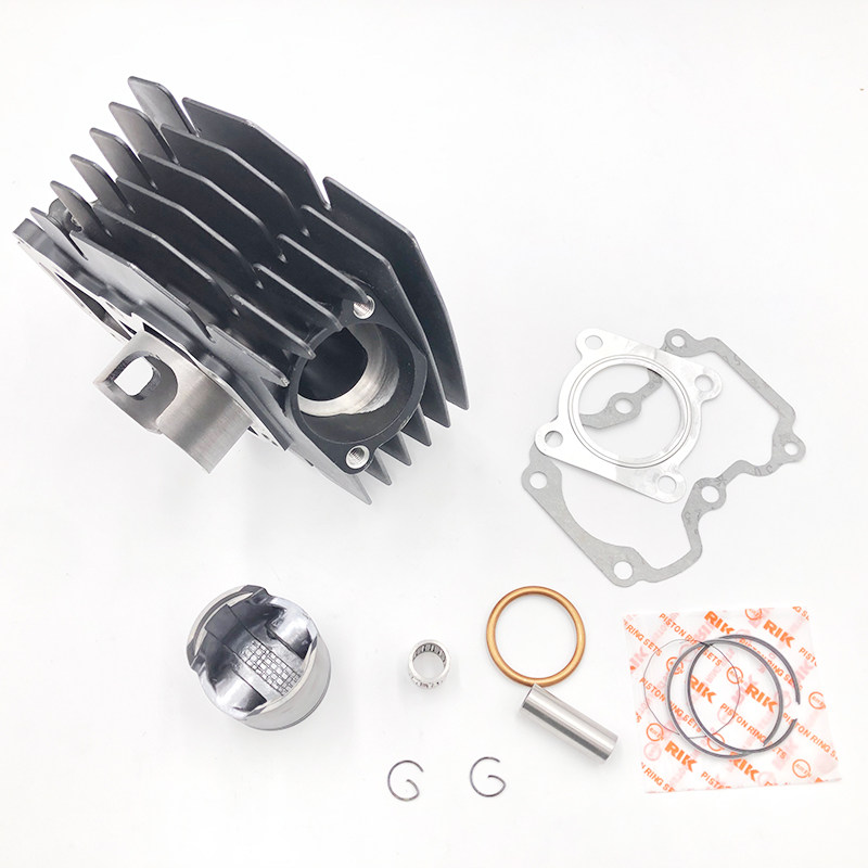 适用金城铃木AX100摩托车长春二冲程铃木100套缸气缸体活塞环中缸 - 图2