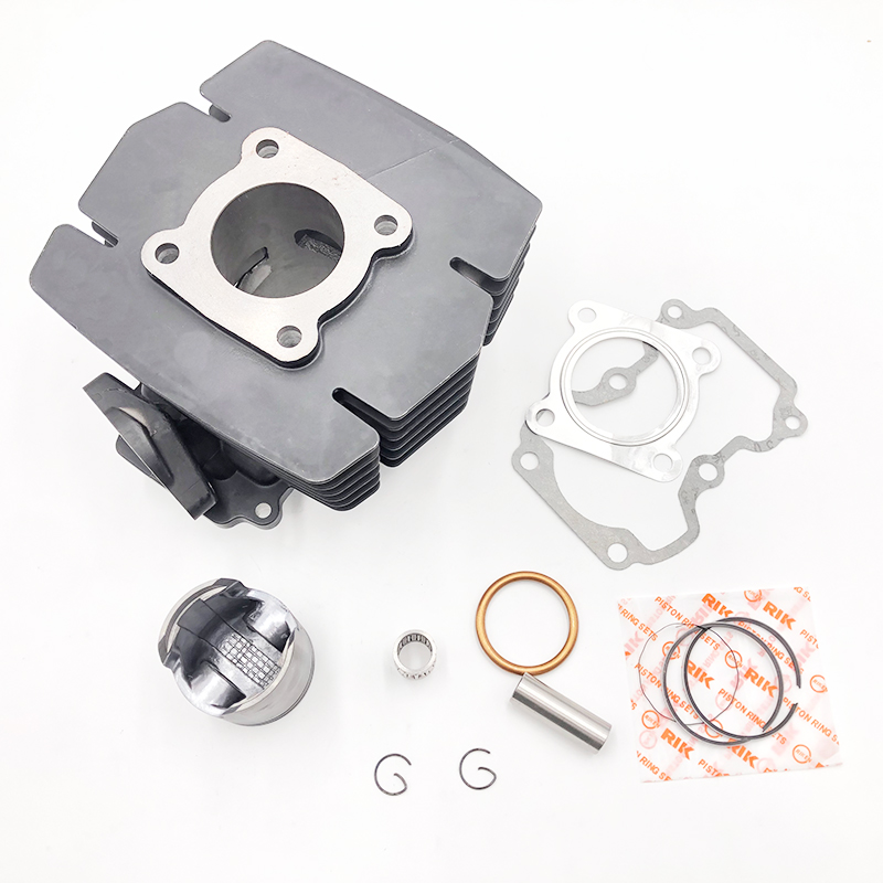 适用金城铃木AX100摩托车长春二冲程铃木100套缸气缸体活塞环中缸 - 图1