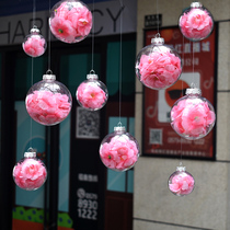 Mall Beauty Chen arranged Air Hanging Accessories Hanging Accessories Shop Kindergarten Ceiling Ceiling Creativity Hanging Decorated Flower Balls