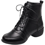 Туфли, танцующая обувь, зимние ботинки, флисовые высокие сапоги, коллекция 2023, из натуральной кожи, мягкая подошва