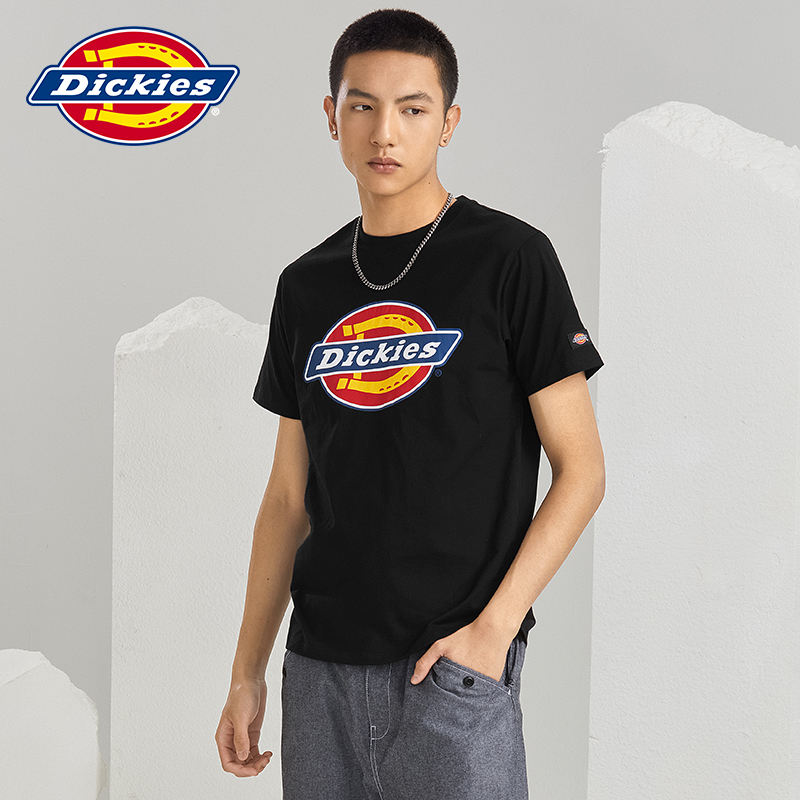 Dickies短袖T恤男帝客休闲运动棉半袖短Tee时尚情侣装24春季新款-图1