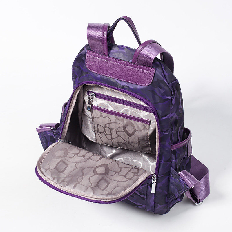 2025时尚双肩包女新款休闲妈妈包百搭牛津布防盗背包轻便旅行包潮,淘宝优惠券,粉丝福利购,淘宝优惠卷