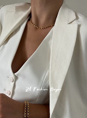 AlixYang流光溢彩扭链项链