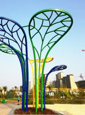 大型景观不锈钢雕塑定制抽象金属户外城市校园林广场水景爱心摆件