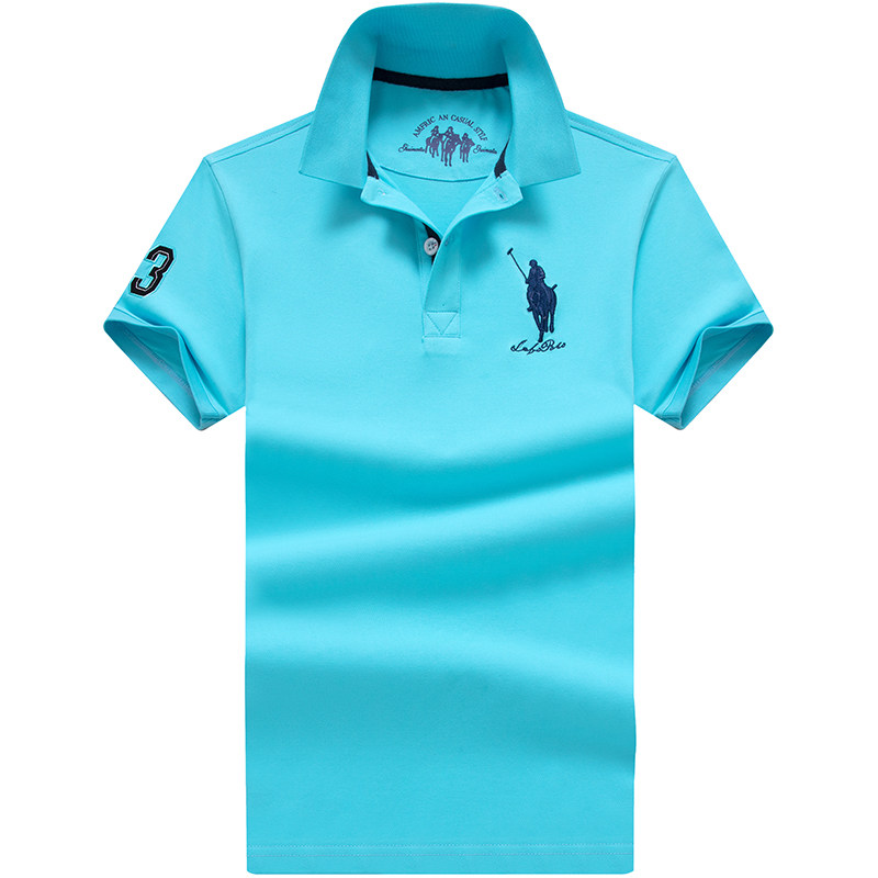 正品保罗男短袖翻领半袖衫polo衫 麦堡鹿T恤