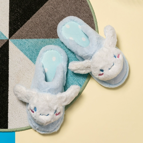 Miniso, sanrio, демисезонная женская плюшевая кукла, домашние тапочки