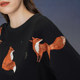 Kamo original fox embroidered sweatshirt