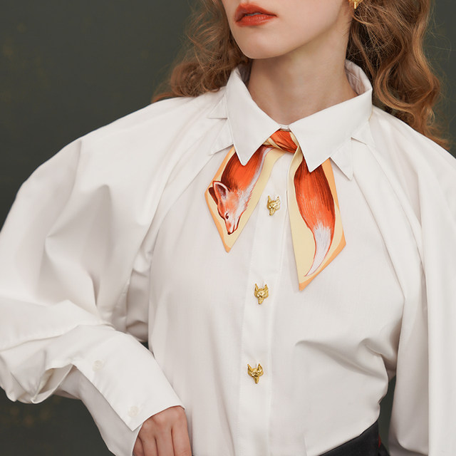 Kamo autumn and winter all-match female fox scarf