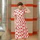 2024 summer long skirt design new polka dot holiday style