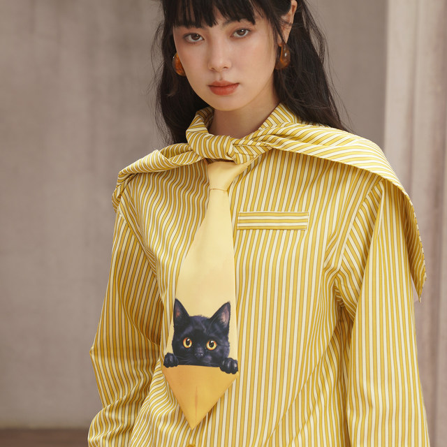 Original Yellow Casual Arrow Tie