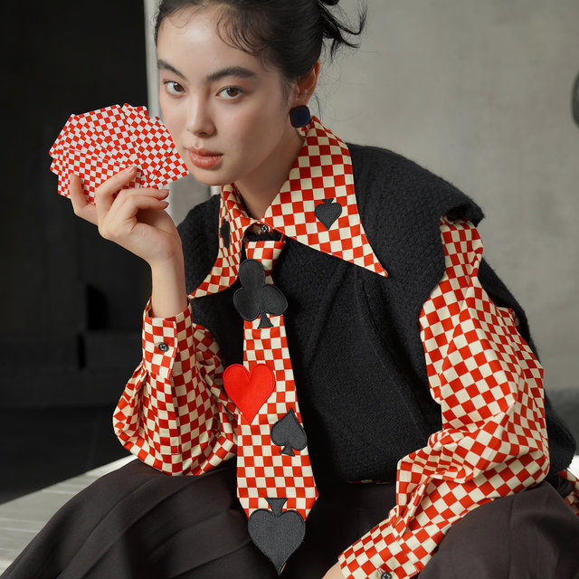 Kamo Original Retro Dark Sleeveless Knitted Vest Women's Layered Versatile Sweater Petal Cuffs Look Slim and Loose