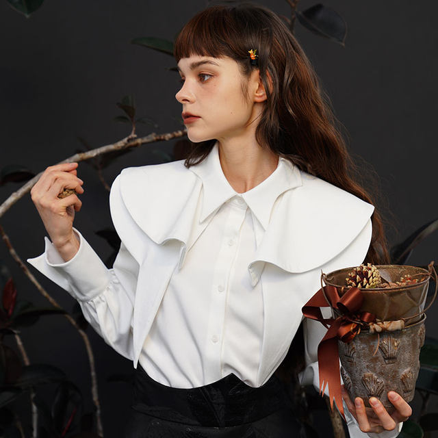 Kamo Original Spring Retro Shirt French Detachable