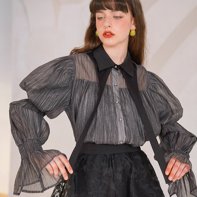 Kamo original design puff sleeve niche