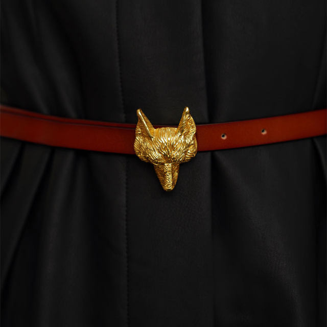 Kamo women's narrow metal alloy belt