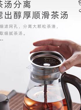 小熊煮茶器家用全自动玻璃花茶壶