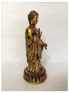 飞龙纯铜灵山大佛佛祖像释迦摩尼如来佛祖铜像佛像家居摆件工艺品