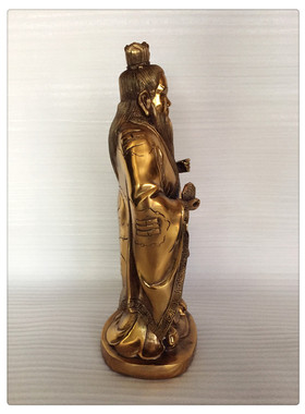 飞龙通天教主混元大罗金仙纯黄铜