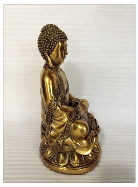 飞龙纯铜释迦摩牟尼如来佛祖像药师佛佛像铜像家居摆件