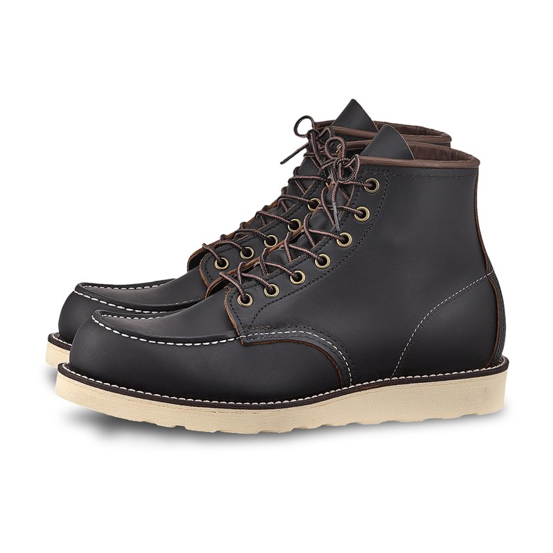 斯普瑞 RED WING 红翼 RW 经典方头工装靴 茶芯高帮手工鞋 8849