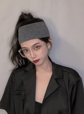 ins发饰纯色运动男女嘻哈红外