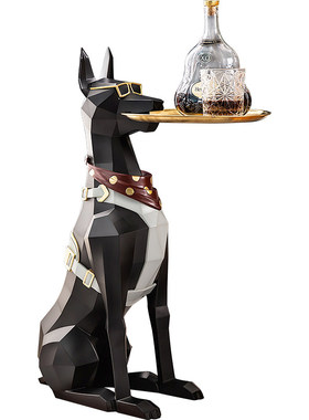 狗摆件高级感客厅玄关装饰品轻奢高档电视柜酒柜装饰品