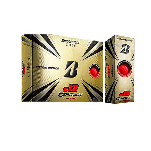 Bridgestone普利司通高尔夫彩球e12彩色高尔夫球三层球可印logo - 图1