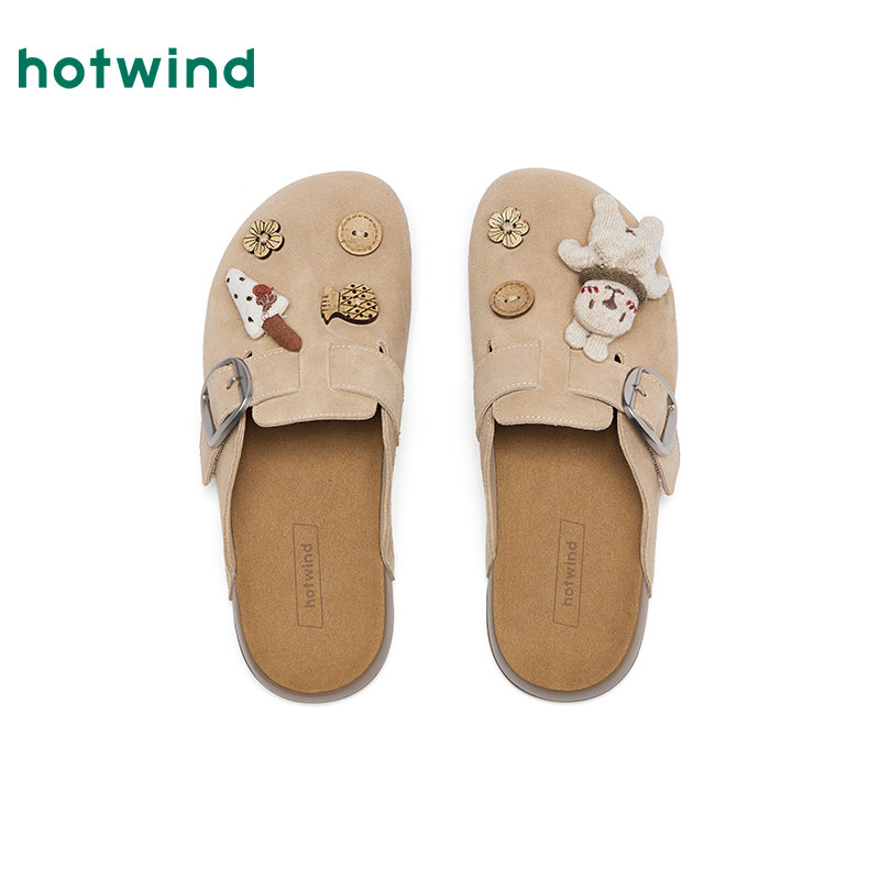 热风复古勃肯鞋女鞋2026年春季新款度假百搭鞋子户外通勤平底单鞋,淘宝优惠券,粉丝福利购,淘宝优惠卷