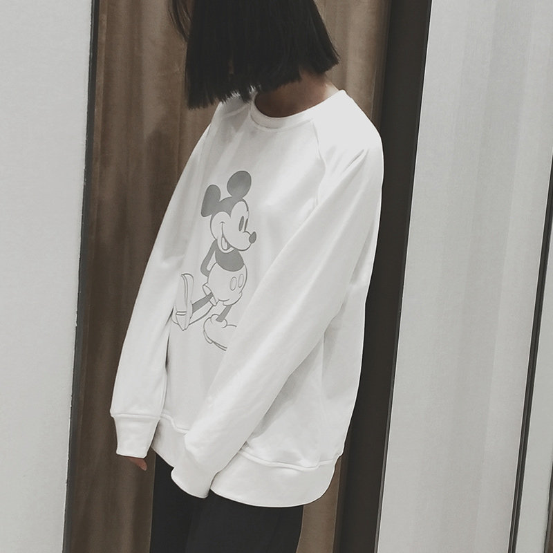 bf宽松韩版潮ins学生春秋套头卫衣 娇慕兰卫衣/绒衫