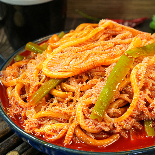 【冷吃三拼】品品冷吃千层肚贡菜鸭肠三拼红油香辣熟食即食2斤