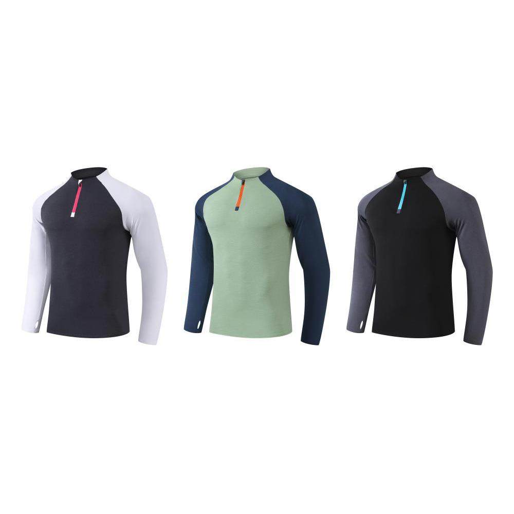 半拉链训练服定制运动跑步健身骑行长袖T恤速干篮球衣秋冬儿童男,淘宝优惠券,粉丝福利购,淘宝优惠卷