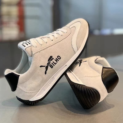 欧洲站男鞋2025秋季新款潮牌高级感阿甘运动休闲小白板鞋百搭潮鞋 - 图0