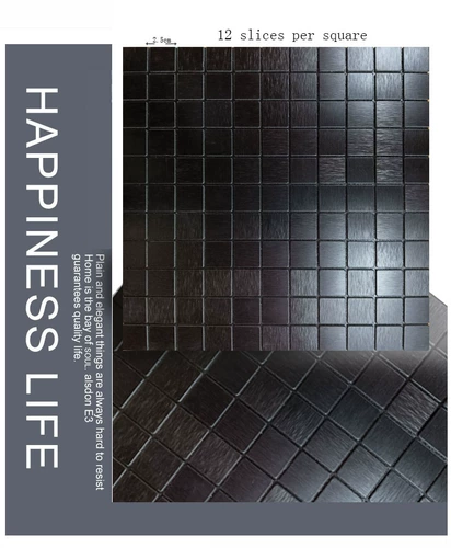 Старая стена перестраивает современные минималистские геометрические наклейки на плитку