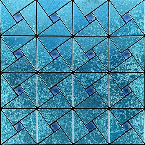 Современная металлическая самоклеющаяся водонепроницаемая мозаика на стену