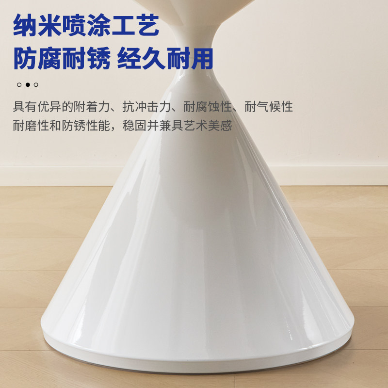 家用简约小户型圆形岩板餐桌设计师款圆桌奶油风桌子高级感饭桌子,淘宝优惠券,粉丝福利购,淘宝优惠卷