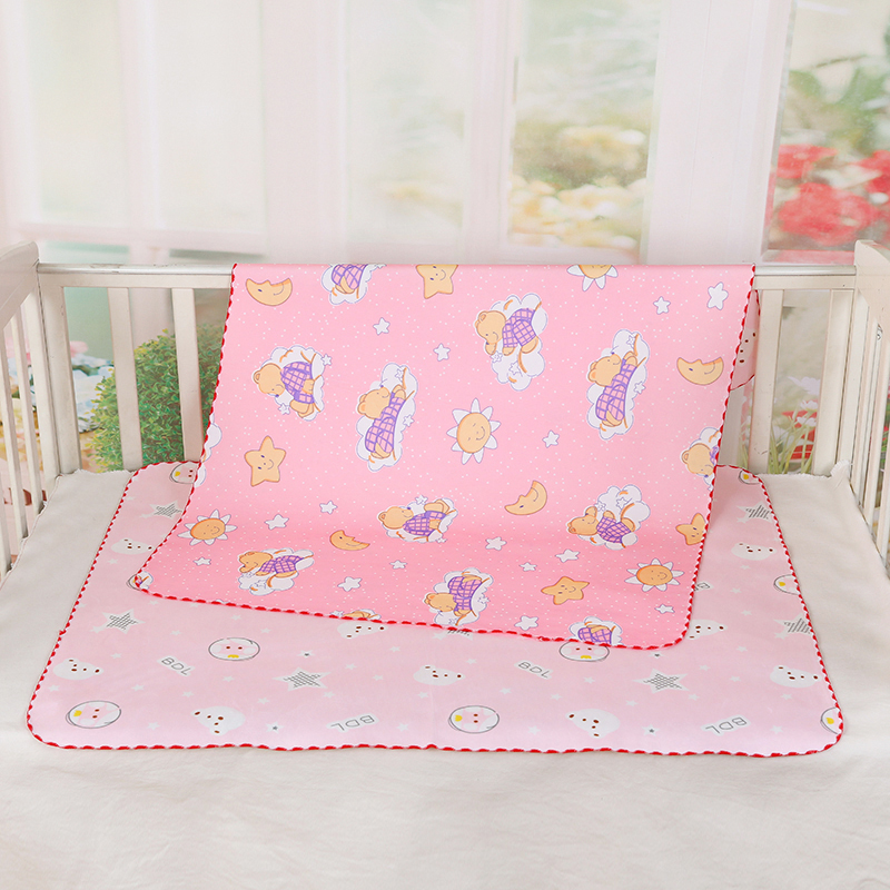 婴儿双面水晶绒隔尿垫防水透气可洗宝宝防漏尿垫儿童超大号护理垫 - 图2